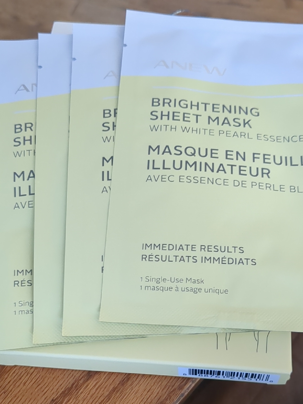 Avon ANew Brightening Sheet Masks